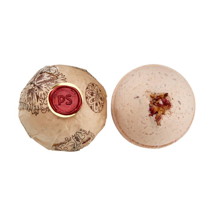 Potager Soap Company - Wholesale Bath Bomb/Fizz - Bath Bomb Wrapped Secret Garden With Organic Coconut Oil