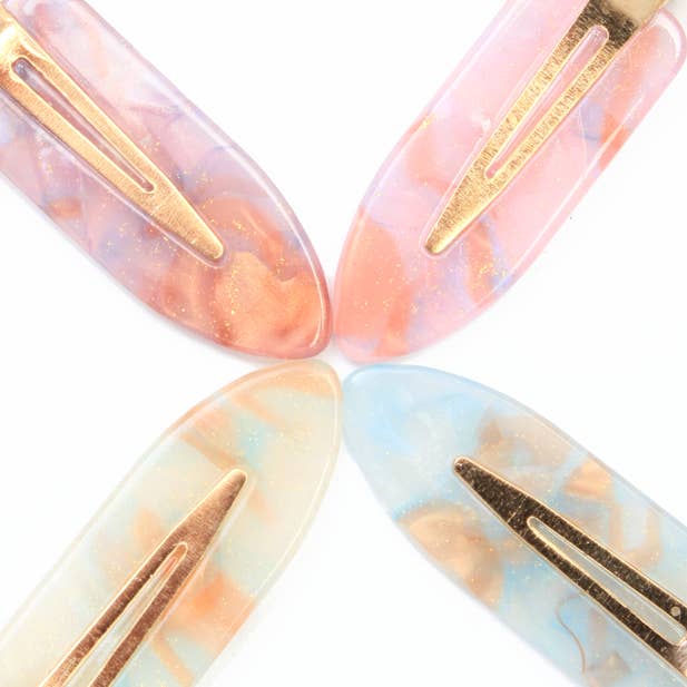 Inca UK - Wholesale Hair Clip - Women's - Creaseless setting clips in pastel shades2