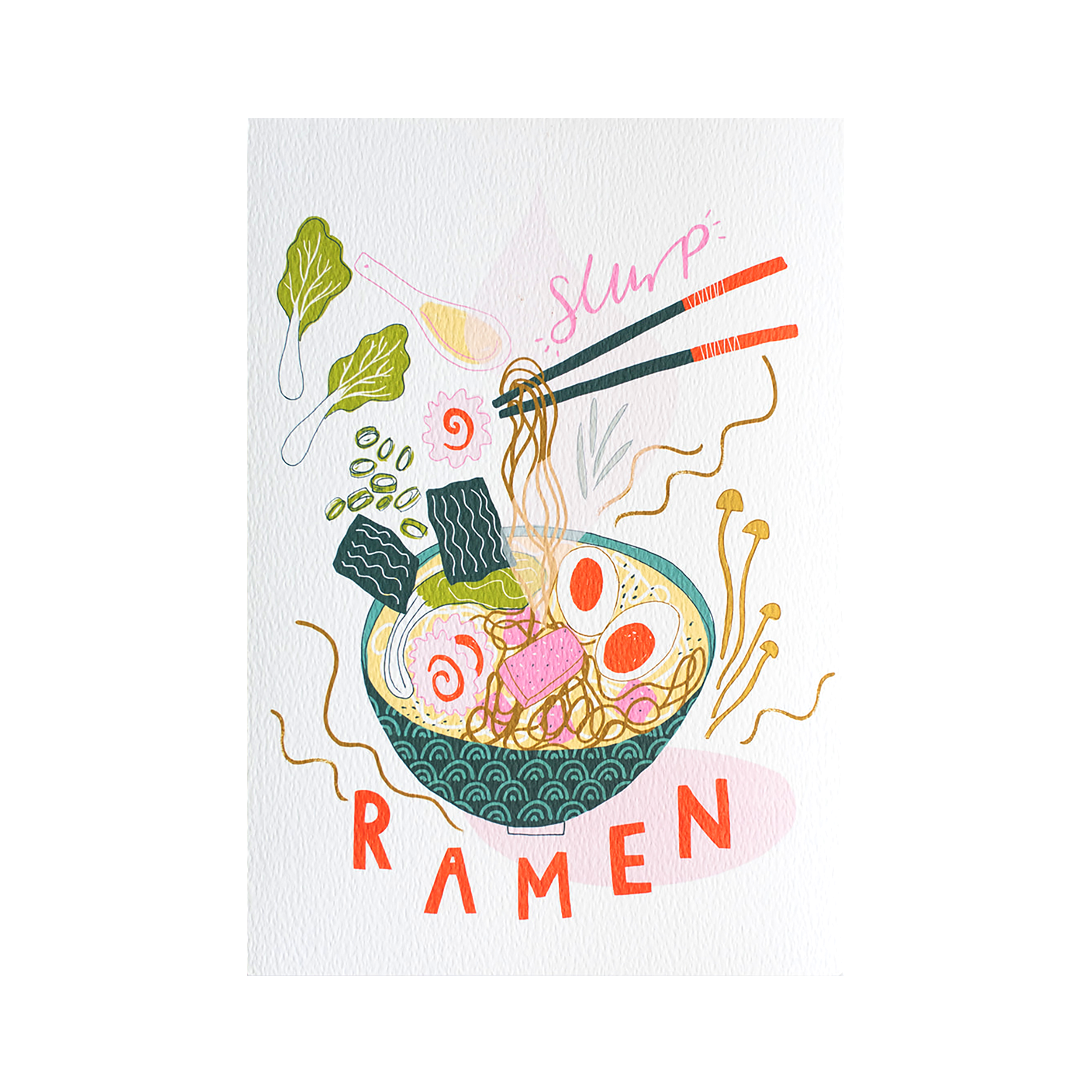 Laura Barnes Wholesale Ltd – wholesale Art print – Ramen print2