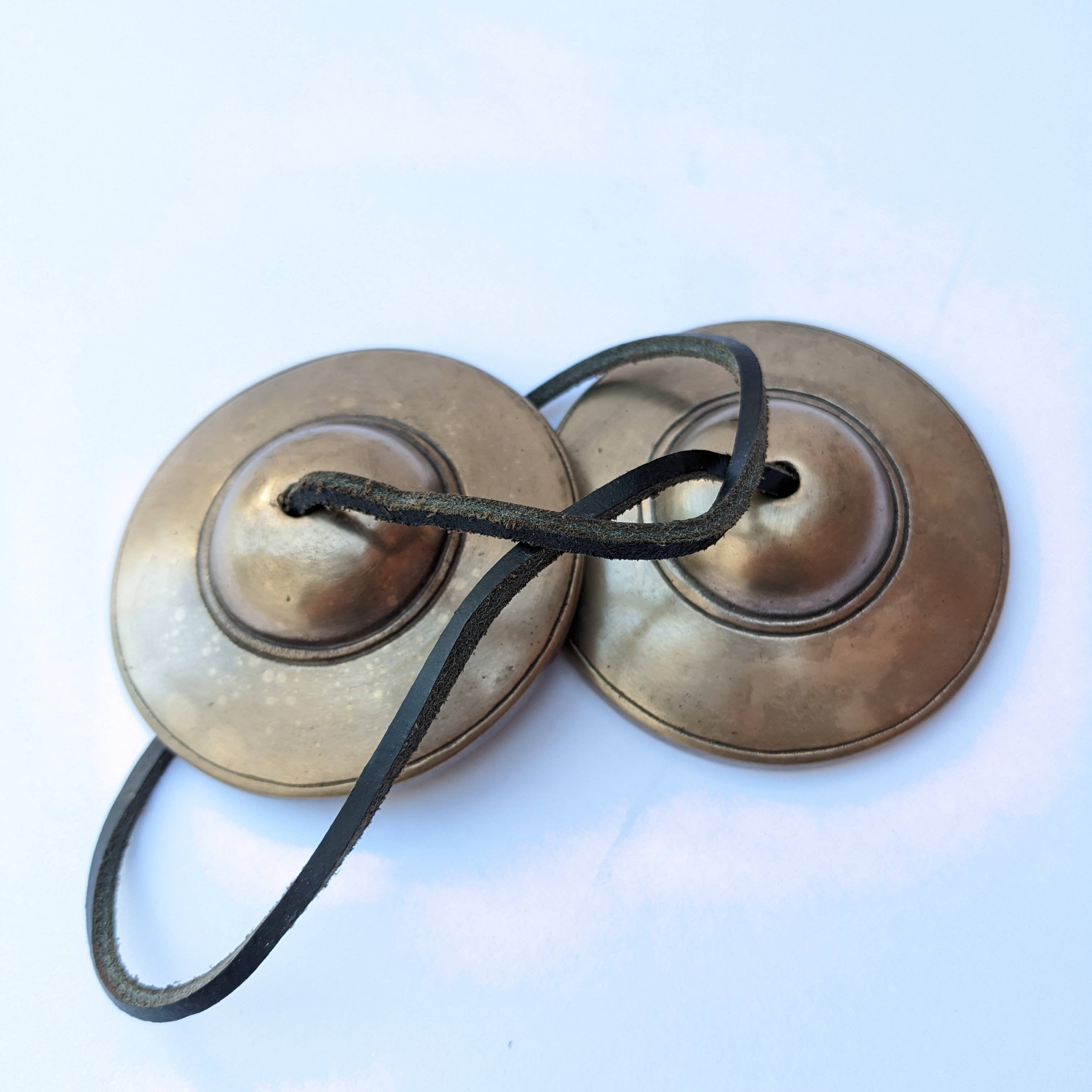 Tenzing Collections - Wholesale Meditation Supplies - 3"inches non DECORATED TINGSHA only for quality sound result8