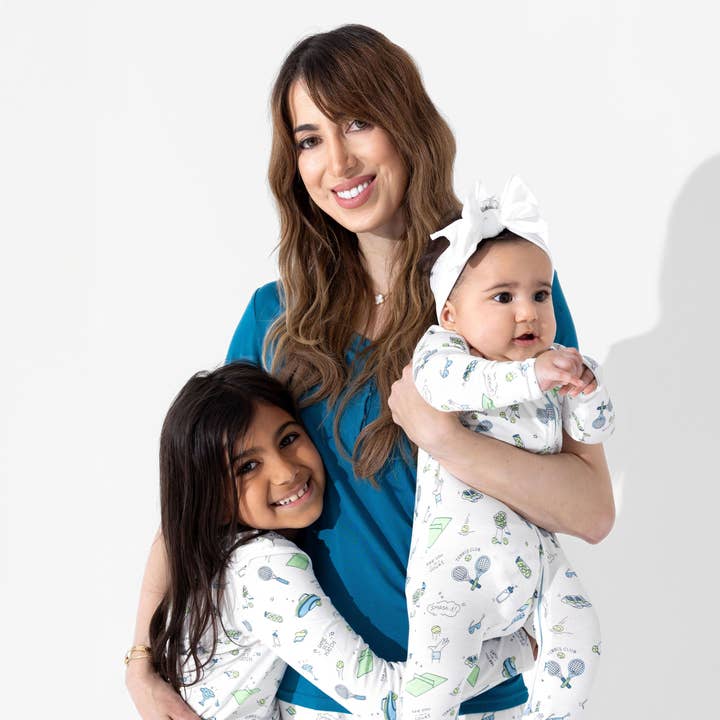 Tennis Damen-Bambus-Pyjama-Set für den Großhandel von Bellabu Bear