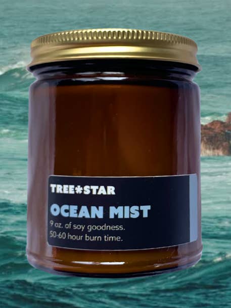 Ocean Mist Soy Candle for wholesale by TREE*STAR