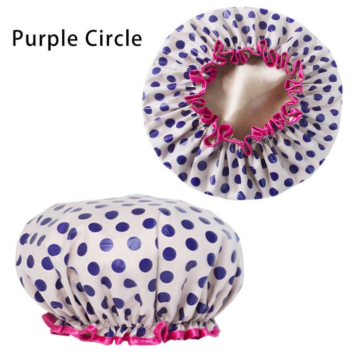 Ole - Wholesale Showercap - Dotted Shower Caps MIS0686