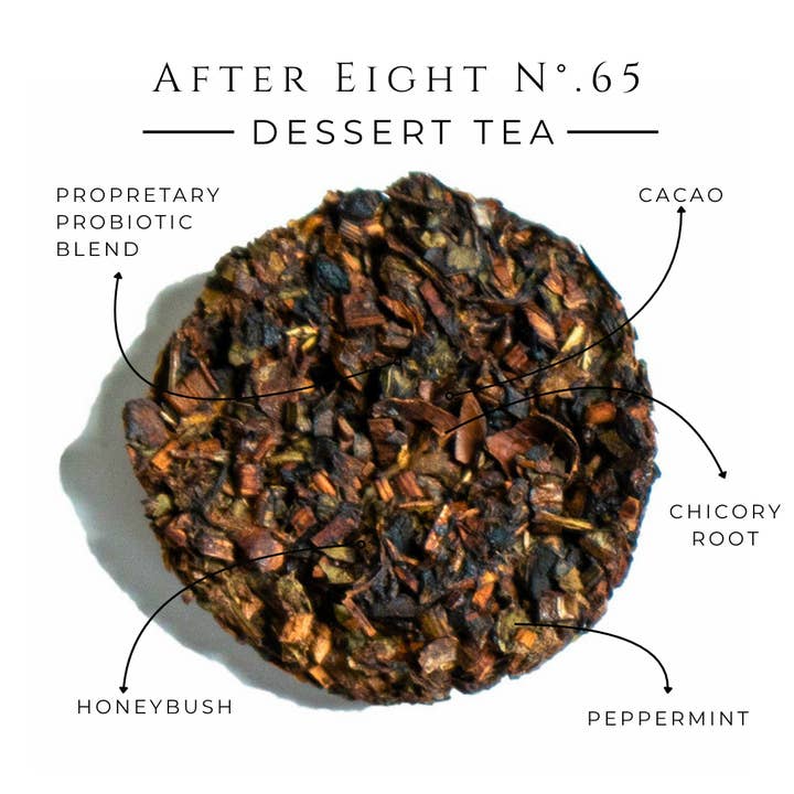 After Eight No. 65 | Loose Leaf Herbal Tea Disc for wholesale by iLOLA Tea