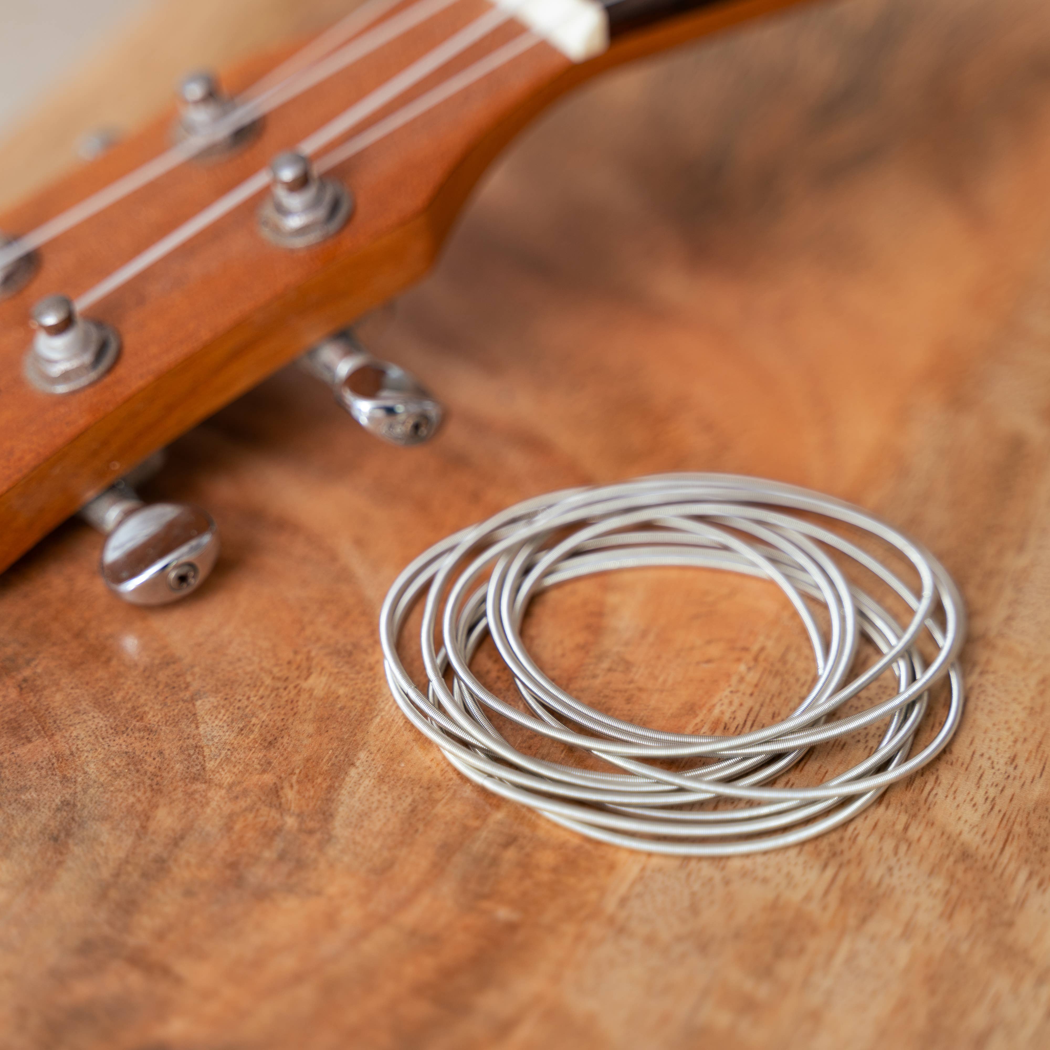 Natalia - Wholesale Jewelry Set - Stretch Metal Coil Guitar String Bracelets- SET 369