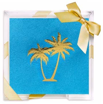 Lined Design - Wholesale Napkin Holder - Acrylic Summer Hostess Sets4