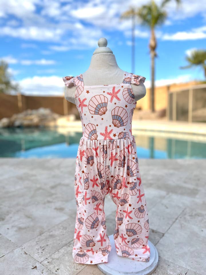 Celebrate Your Tribe - Wholesale Jumpsuit - Kids - Ocean Breeze Girls Jumpsuit