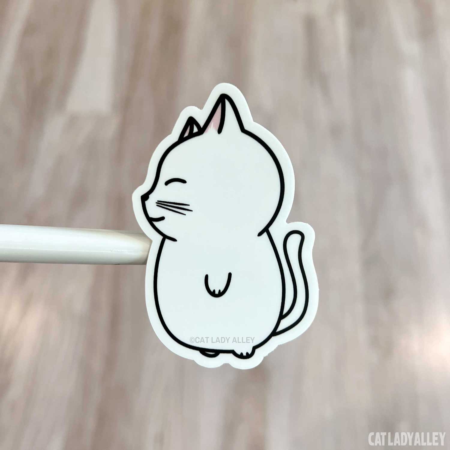 Cat Lady Alley - Wholesale Sticker - Happy Cat Sticker0