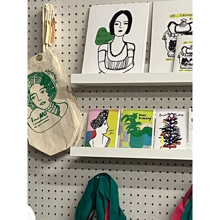 Colleen Harrington Studio - Wholesale Tote Bag - Unisex - Recycled Canvas Lunch Bag - I Send No Compliments 1