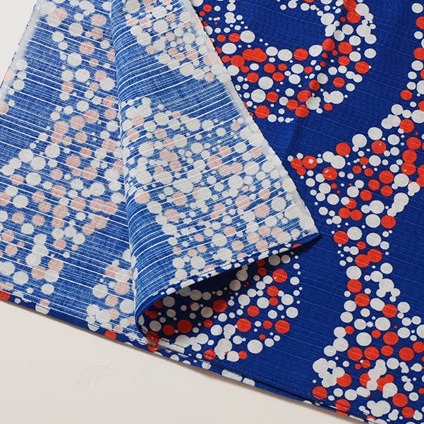 KASHIKO - Wholesale Gift bag - Fabric gift wrap/Furoshiki/Japanese/70cm×70cm Arabesque Blue5