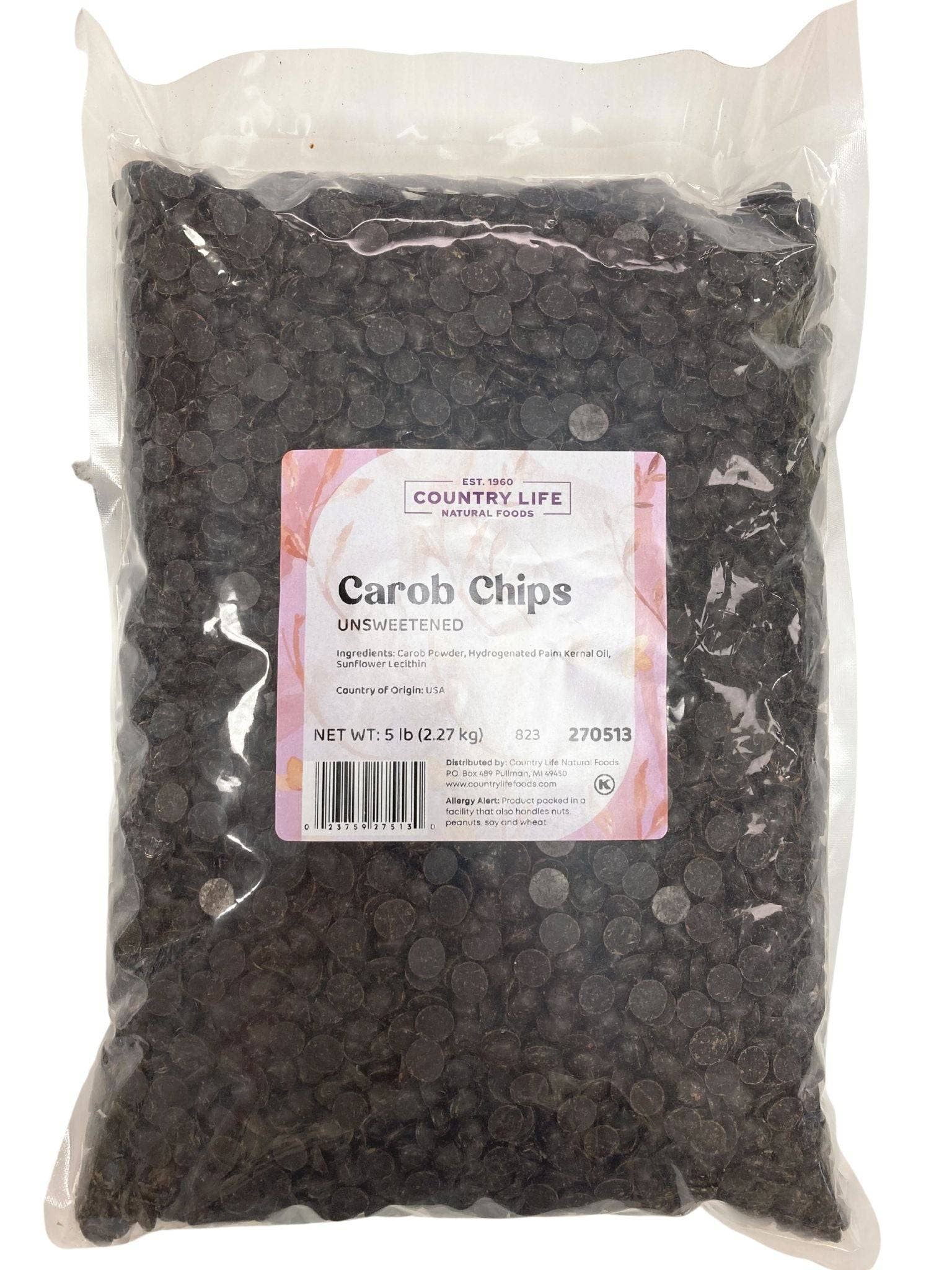 Country Life Natural Foods - Wholesale Chips - Carob Chips, Unsweetened2