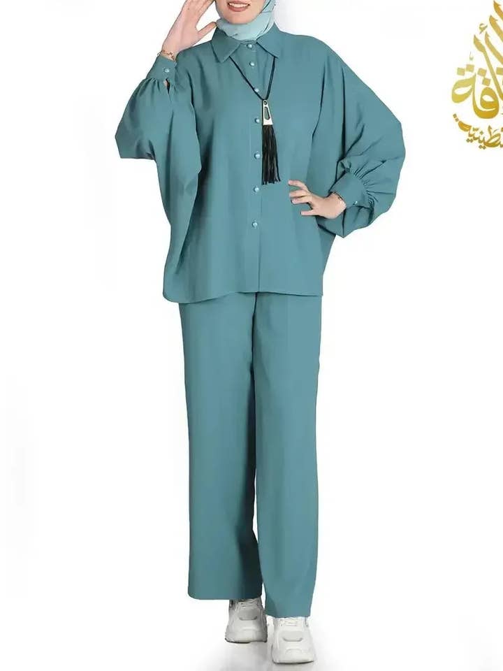 Casual Summer Set 2pcs: Chic Comfort for Sunny Days for wholesale by Palestinian Elegance