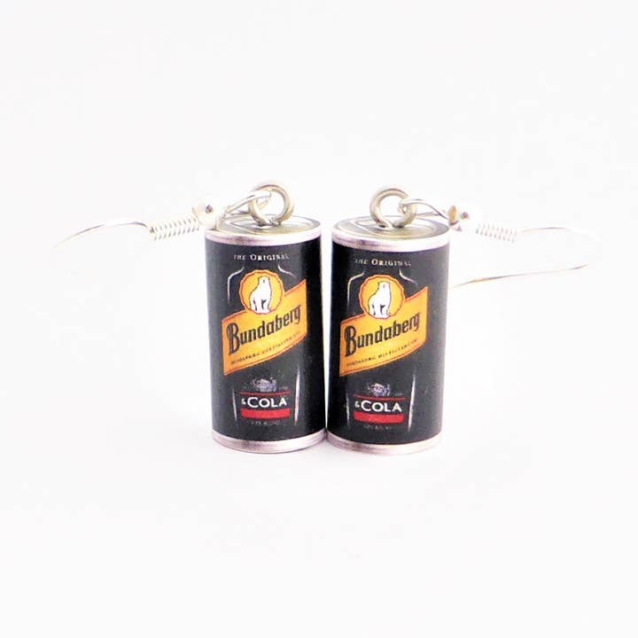 Bundaberg Rum earrings for wholesale by Cheeky Little Monkeys Jewellery