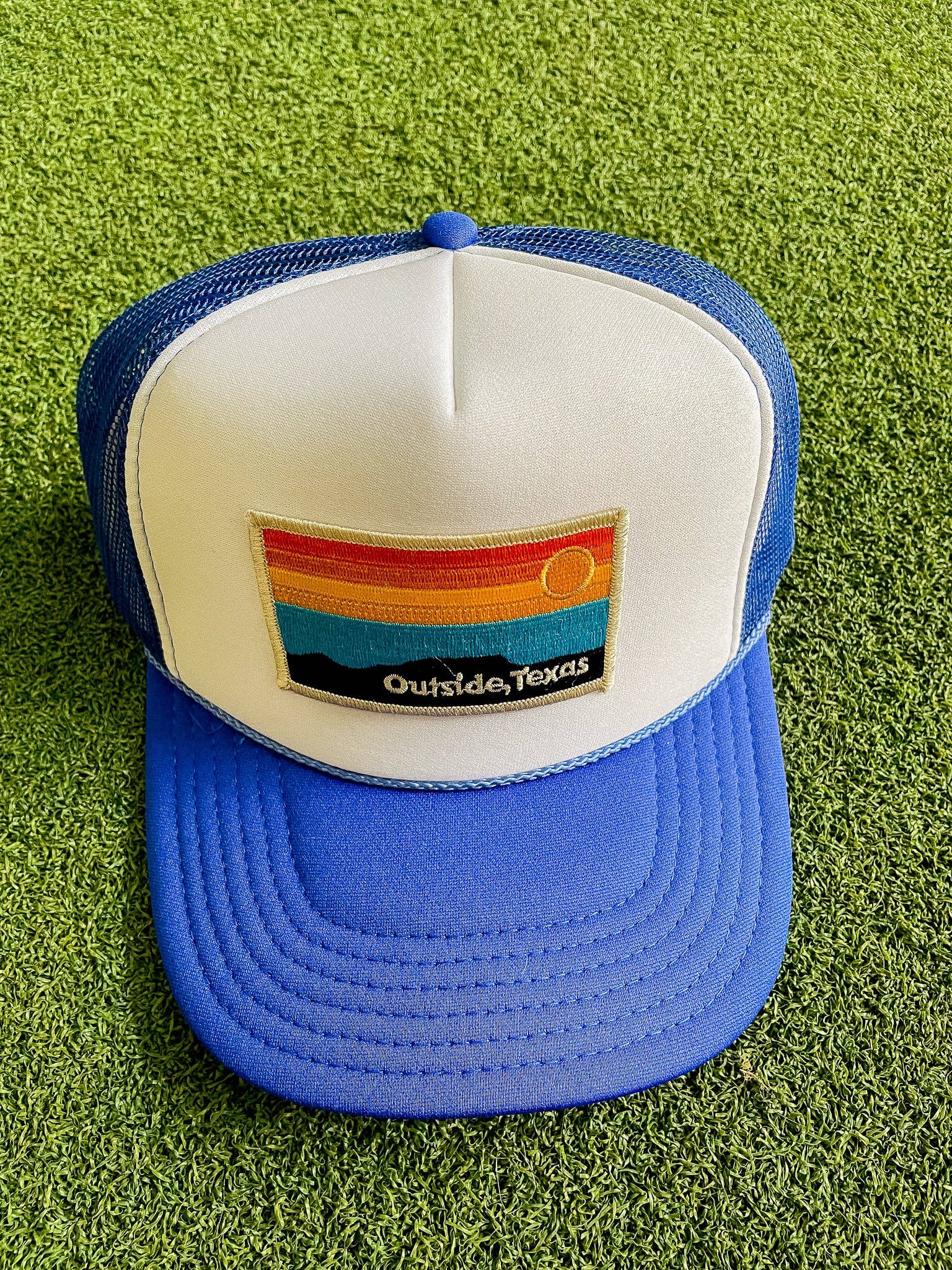 Outside, Texas - Wholesale Trucker Hat - Unisex - OTX Foam Trucker: Horizon Patch24