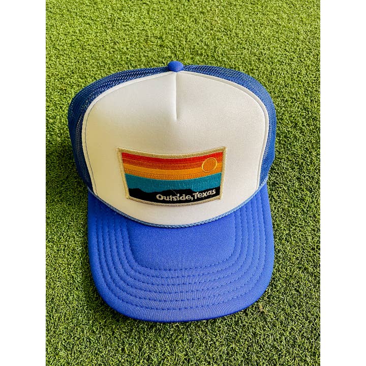 Outside, Texas - Wholesale Trucker Hat - Unisex - OTX Foam Trucker: Horizon Patch24