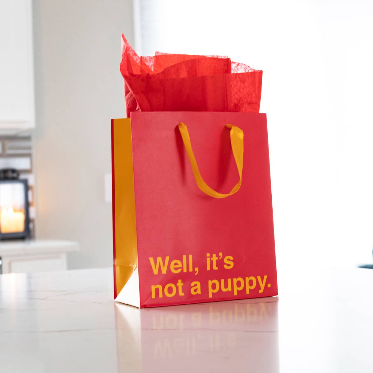 Prank-O - Wholesale Gift Bag - Funny "Not a Puppy" Gift Bag1