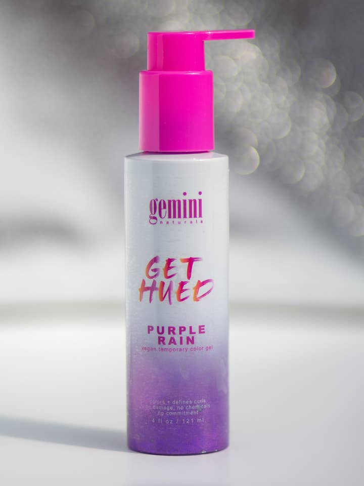 Temporary Hair Color Gel - Purple Rain for wholesale by Gemini Naturals