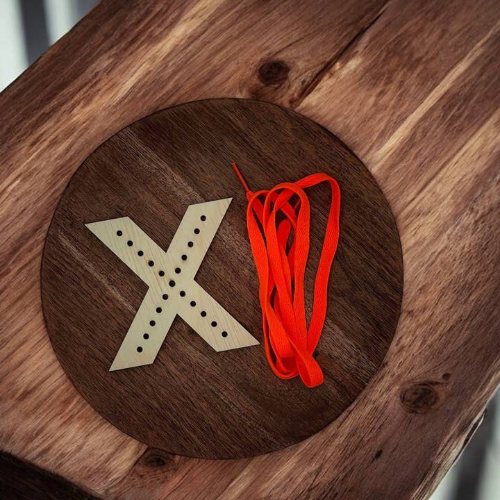 Montgomery and Claire - Wholesale DIY Craft Kit - Wooden Alphabet Letter Lacing Board – Personalized Learning Fun6