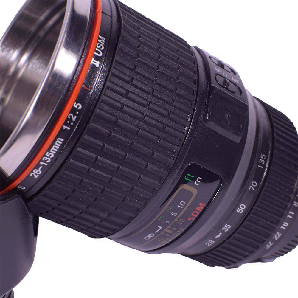 giftland – Caneca por atacado – Caneca de café em formato de lente de câmera2