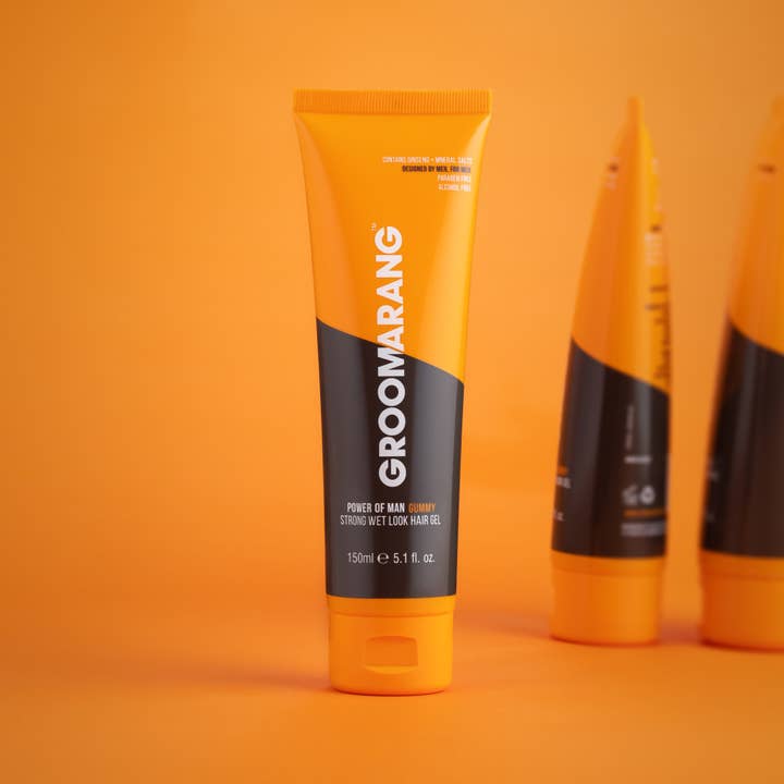 My Wholesale Warehouse – wholesale Hair styling gel/mousse – Groomarang Power of Man 'Gummy' Strong Wet Look Hair Gel 150ml