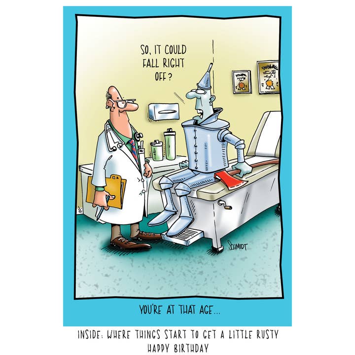 Raspberries - Wholesale Birthday Card - A little Rusty | Funny Birthday Card