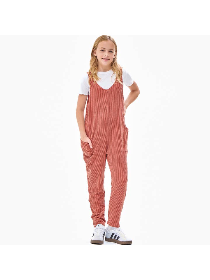 Good Girl - Wholesale Jumpsuit - Kids - Embossed Rib Sleeveless Jumpsuit /Overall /Onesie6