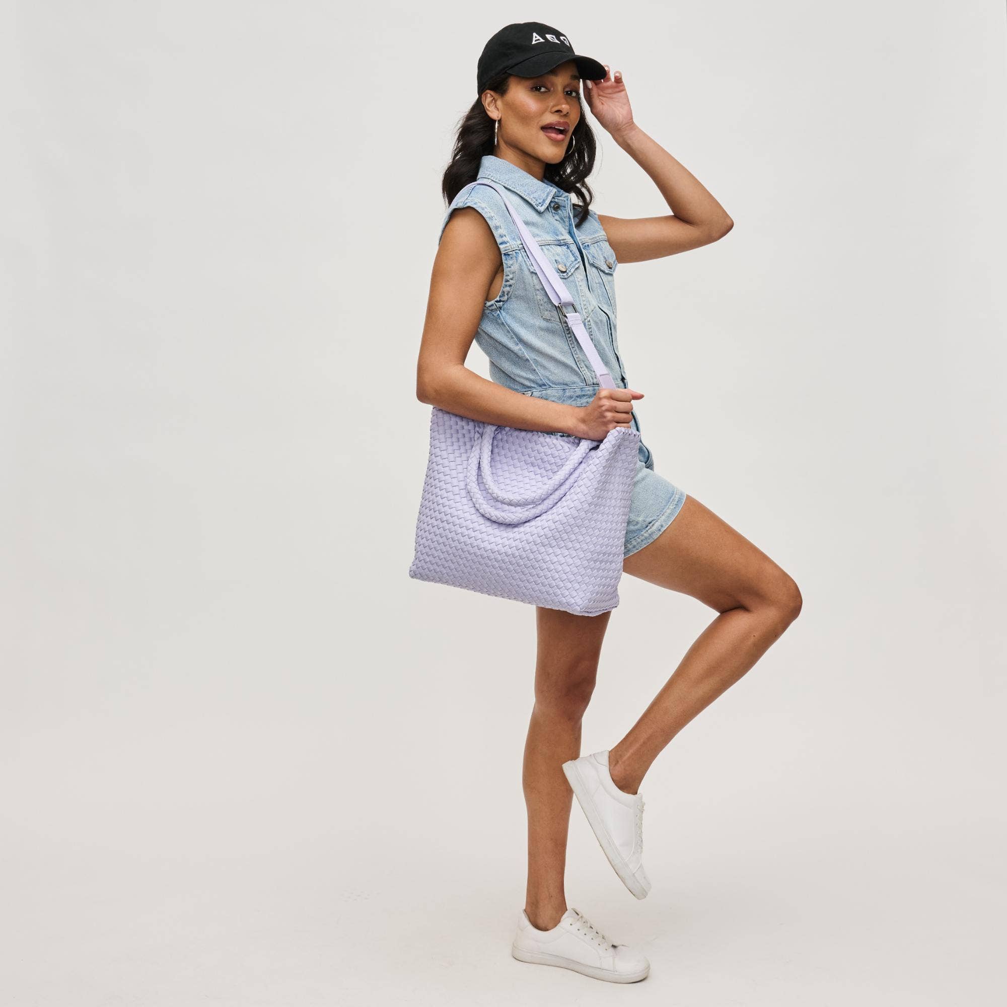 Sol and Selene - Vendita all'ingrosso Borsa tote - Donna - Borsa Media in Neoprene Intrecciato "Sky's The Limit"199