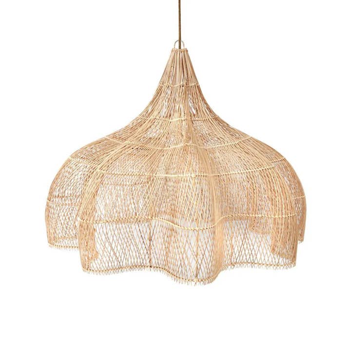 Bazar Bizar Living – Großhandel Kronleuchter/Hängeleuchte – Anhänger The Whipped, Natur, Größe XL