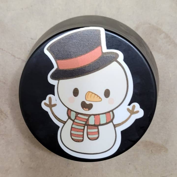 Sneeuwpopsticker | Laptopsticker | Sticker voor waterfles | voor wholesale door CraftdeeD