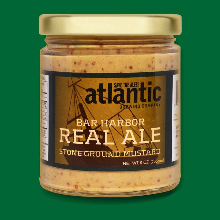 Atlantic Brewing- Bar Harbor Real Ale Mustard för wholesale av Raye's Mustard