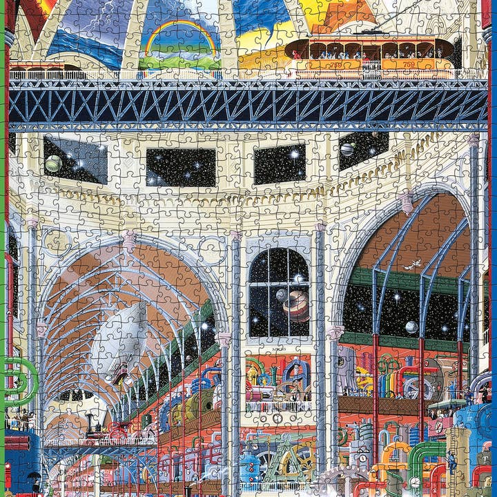 Pomegranate - Wholesale Puzzle - Adult - Mike Wilks: The Weather Works: The Grand Hall 1000-Piece Jigsaw Puzzle