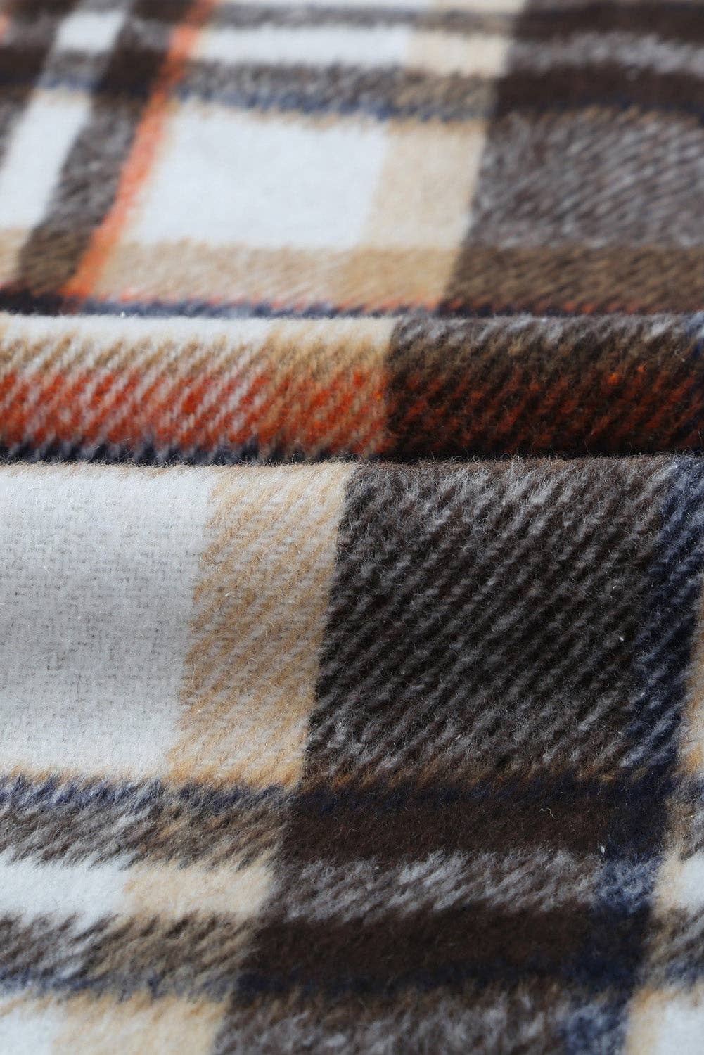 PRETTY BASH - Wholesale Shirt Jacket/Shacket - Women's - Plaid Pocketed Button Front Shacket39