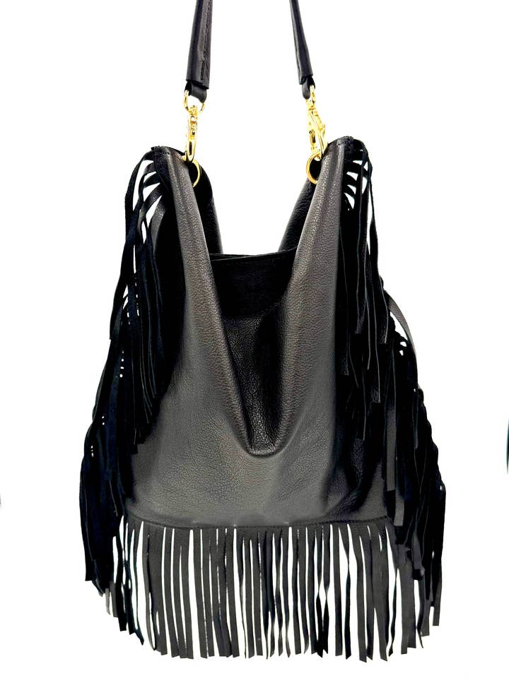 Theresa Fringe Bag for wholesale by Lynn Tallerico Handbags