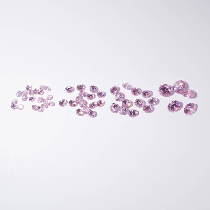 Rosa CZ Diamond Perfeitas Excelente Cut 5A Pedras Soltas por atacado de Maison Finesse