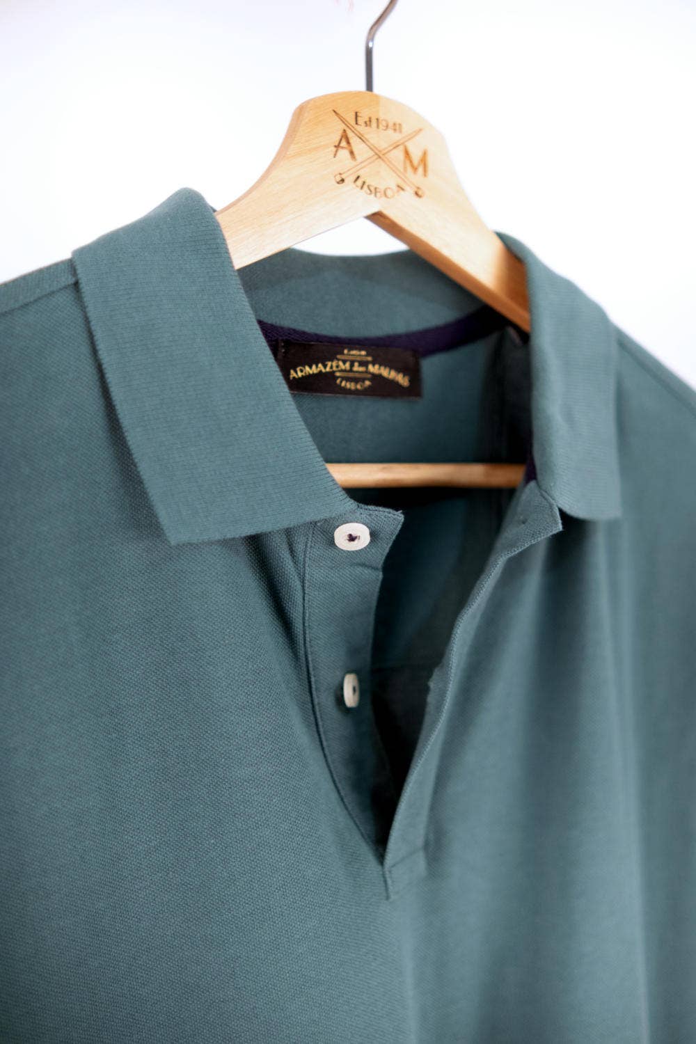 grün Cotton Piqué Polo-Shirt – Grün für den Großhandel auf Faire1