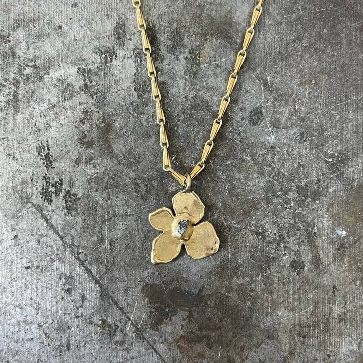 Hydrangea Pendant for wholesale by Emilie Shapiro Jewelry