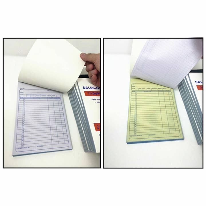 Tsyware - Wholesale Notebook - Large Sales Book Order Receipt Invoice Book Carbonless Copy1