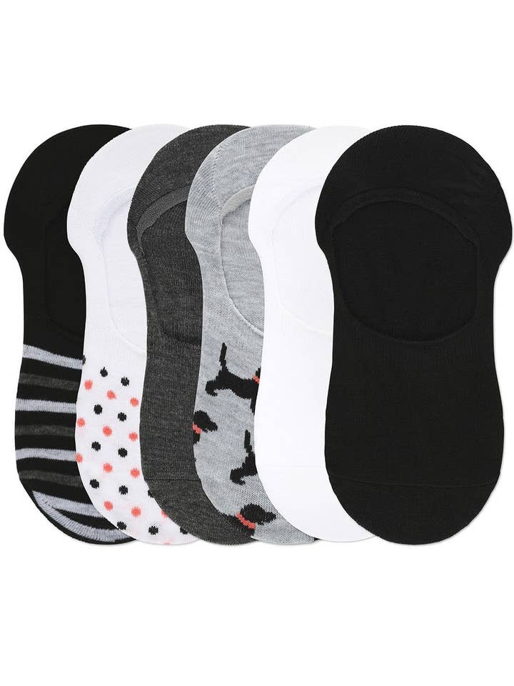 Dogs Highcut Liner 6 Pair Pack for wholesale by Infinity Classics International Inc.