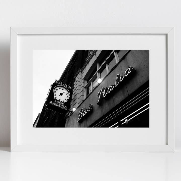 Mo & Paul Photography - Wholesale Photograph - Bar Italia Print Soho London Photography