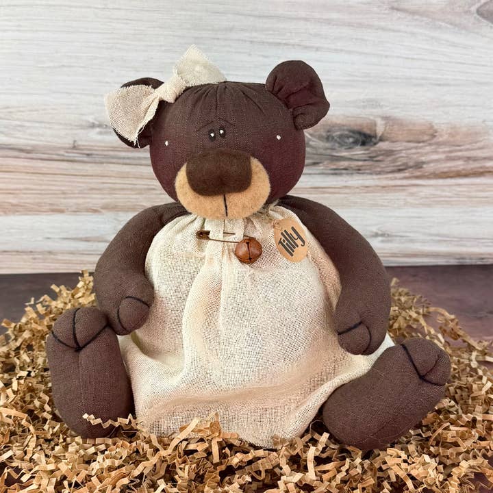 Tilly le Teddy en Lambeaux pour la vente par Honey and Me