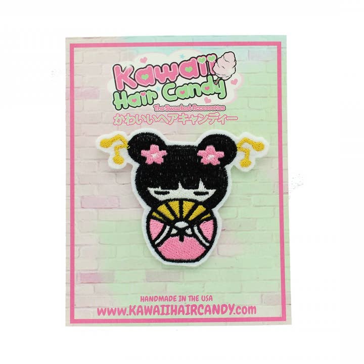 Kawaii Hair Candy - Wholesale Hair Clip - Women's - Kokeshi Doll Geisha Hair Clip2