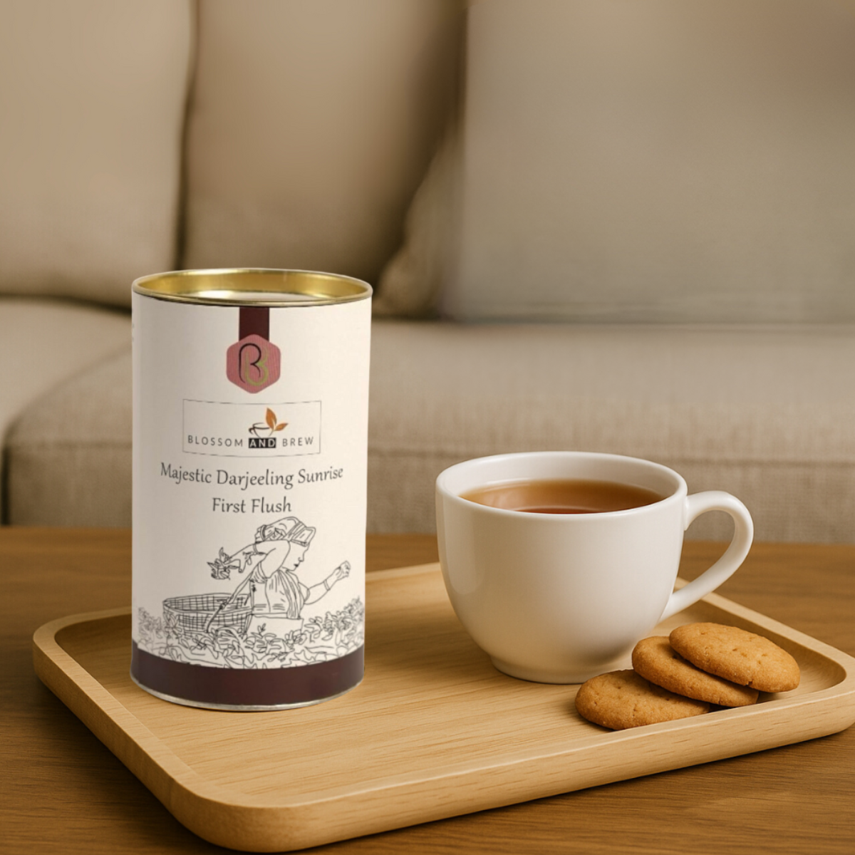 Blossom & Brew - Wholesale Loose Tea - Darjeeling First Flush Black Tea- Majestic Sunrise Notes9