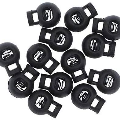 Mandala Crafts - Wholesale Craft supplies - Mandala Crafts Cord Lock Cord Stop Tightener Lace Locking End Round Single Hole Toggle Fastener for Drawstrings, Shoelaces, Bungee Cord4