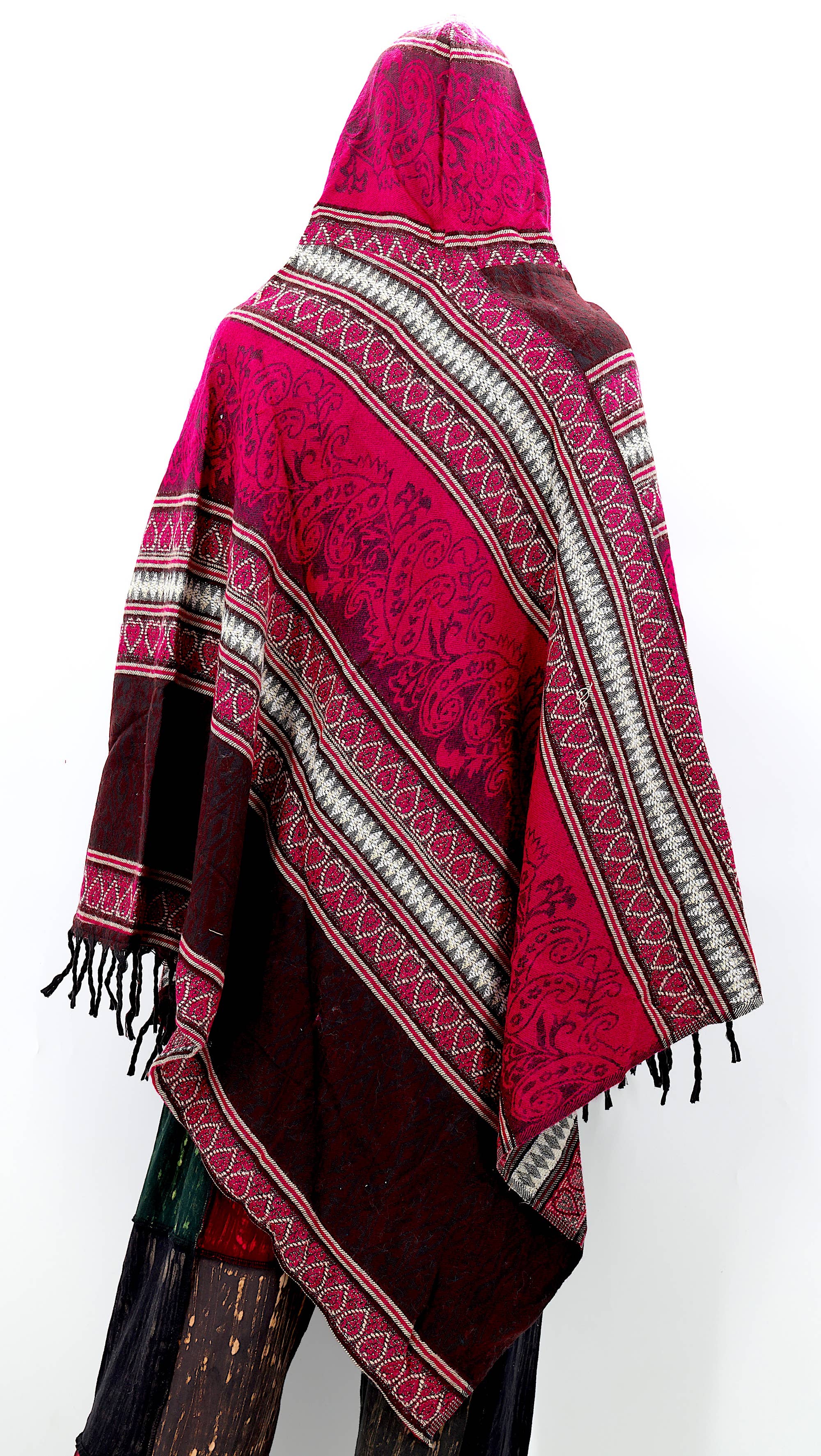 Himalaya Handmade – Großhandel Poncho – Unisex – Acrylic-Poncho mit vielfältigen Mustern5