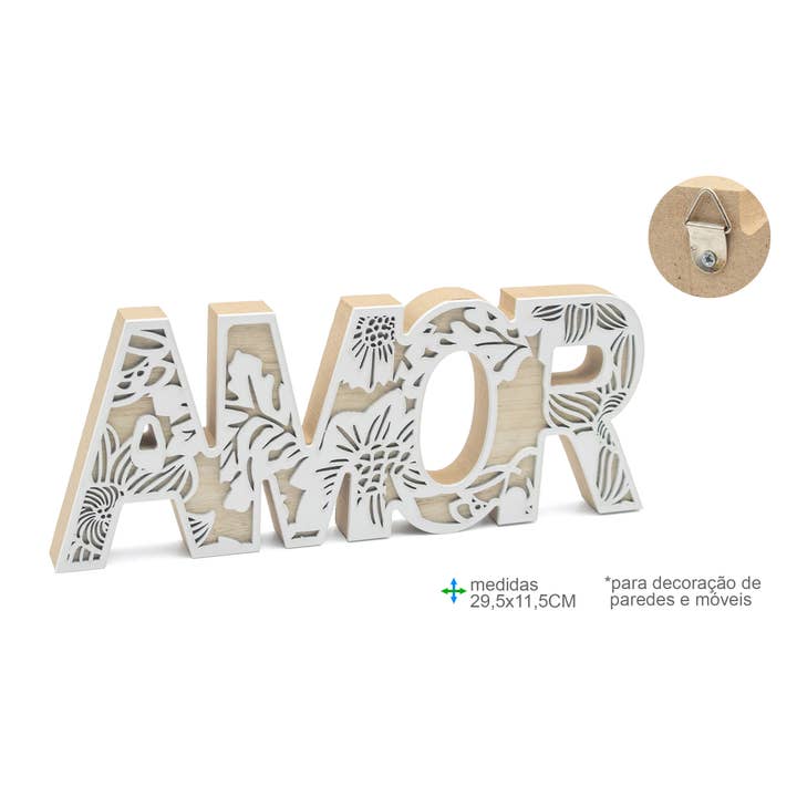 Esoterica Arte - Wholesale Sign - Word Dec. MDF 29.5x11.5cm (3Units)