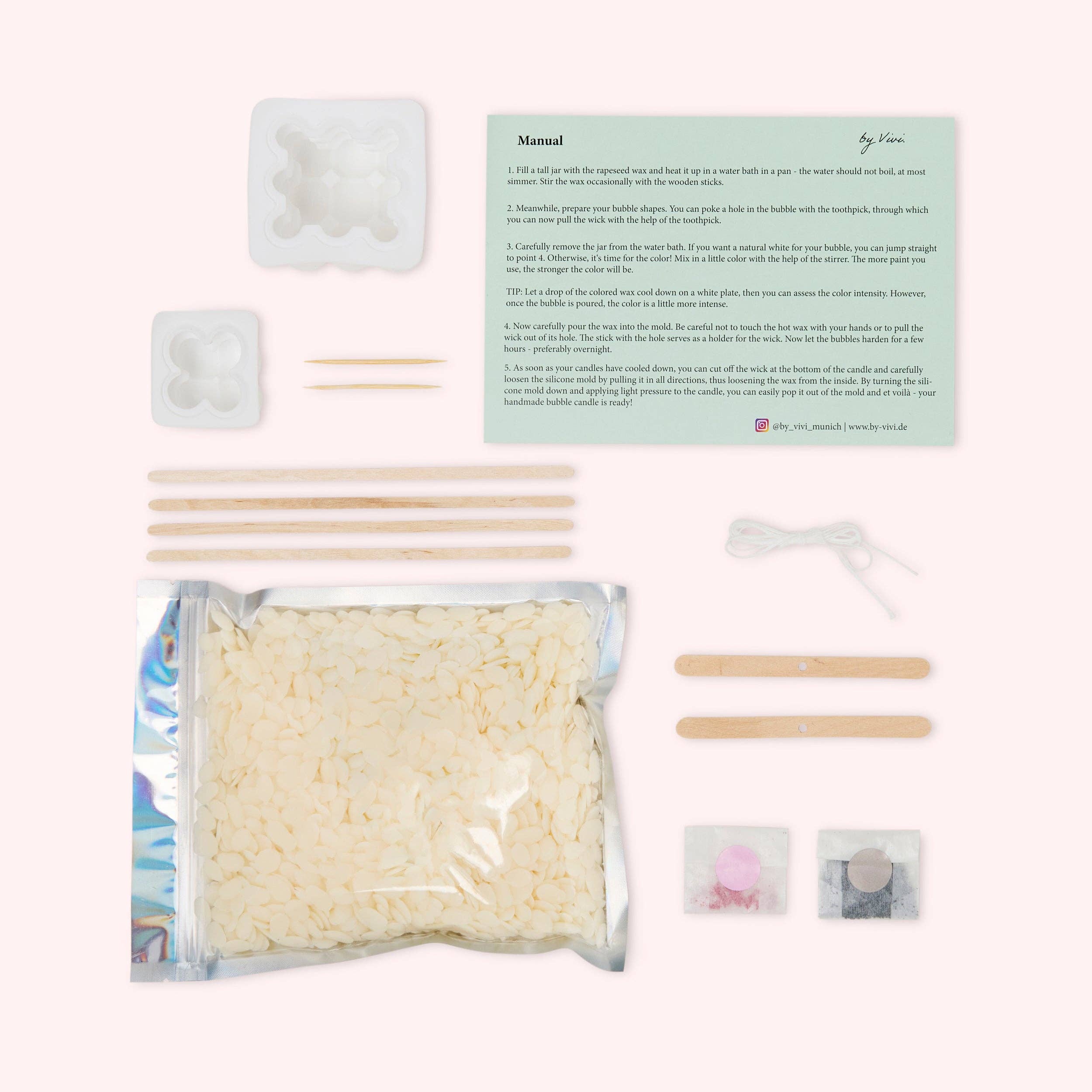 by Vivi. - Wholesale DIY Craft Kit - DIY Box Bubble Kerze1