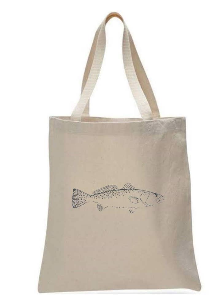 Draagtas met gespikkelde forel voor wholesale door Monique Perry Art