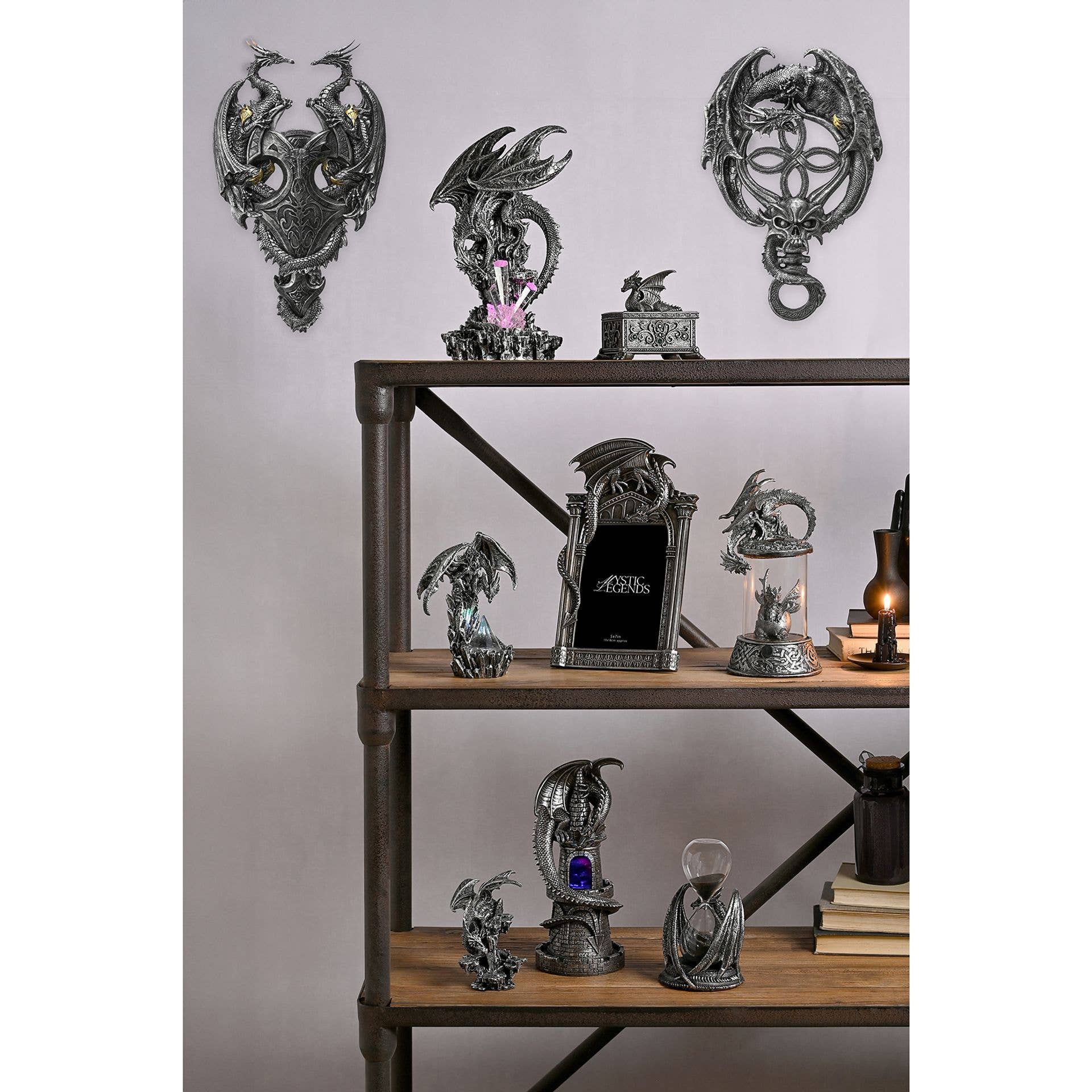 WIDDOP and Co. – wholesale Bildram – Juliana Mystic Legends Dragon fotoram 5" x 7"3