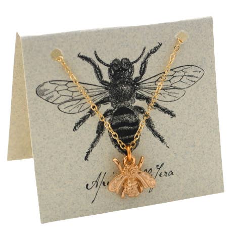 Semaki & Bird – Großhandel Kette mit Anhänger/Charm – Bienenkette - Gold Naturgeschichte
