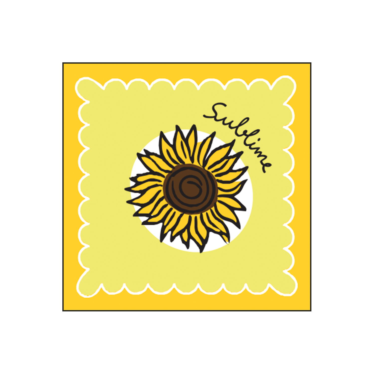 Opjet Paris – wholesale Disposable napkin – Sunflower paper napkin x200